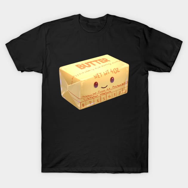 Cute Stick of Butter T-Shirt by Claire Lin